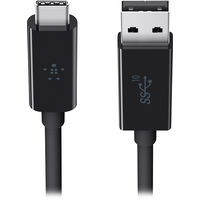 Belkin - 3' USB 3.1 Type A-to-USB Type C Cable - Black