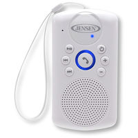 Jensen - Bluetooth Shower Speaker - White