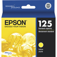 Epson - 125 Standard Capacity Ink Cartridge - Yellow