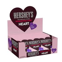 Hershey's Valentine's Day Chocolate Covered Marshmallow Hearts (24 Count of 2.2 Oz Bars), 52.8 Oz