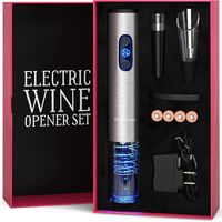 Electric Wine Opener Set with Charger and Batteries