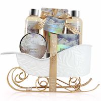 Bath and Body Set - Body & Earth Women Gifts Spa Set with Jasmine & Honey Scent