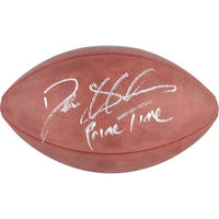 Deion Sanders Autographed Duke Pro NFL Football with Prime Time Inscription