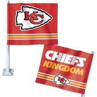 Kansas City Chiefs WinCraft Double-Sided Slogan Car Flag