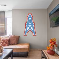 Fathead Houston Oilers: Original AFL Logo - Giant Officially Licensed NFL Removable Wall Decal