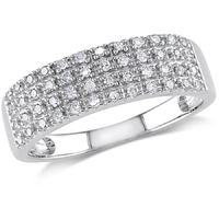 1/4 Carat T.W. Diamond Sterling Silver Anniversary Ring