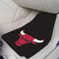 Chicago Bulls 2-pc Carpeted Car Mats 17