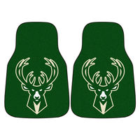 Milwaukee Bucks 2-Piece Carpet Car Mat Set - No Size