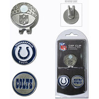 Team Golf NFL Indianapolis Colts Cap Clip With 2 Golf Ball Markers