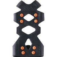 Ergodyne TREX 6300 Traction Cleat Grips Ice and Snow, One-Piece Easily Attaches Over Shoe/Boot with Carbon Steel Spikes to Provide Anti-Slip Solution, Medium