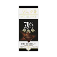 LINDT: 70% Cocoa Dark Excellence Bar: 12 Count