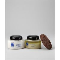 Dead Sea Spa Care DEADSEA-1 10 oz Almond Salt, 10 oz Eucalyptus-Mint Salt Scrub and Pumice Stone