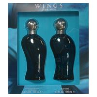 Wings GSMWINGS2PC3.4AS 2 Piece Gift Set - 3.4 oz Eau De Toilette Spr, 3.4 oz Aftershave for Men