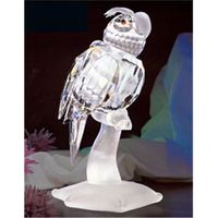 Asfour Crystal 695-65 2.63 L x 5.23 H in. Crystal Parrot Birds Figurines