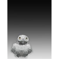 Asfour Crystal 677-30 1.57 L x 1.53 H in. Crystal Owl Birds Figurines