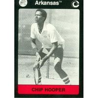 Chip Hooper Tennis Card (Arkansas) 1991 Collegiate Collection No.22