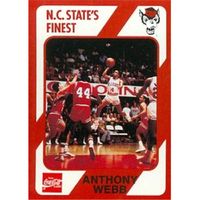 Anthony Spud Webb Basketball Card (N.C. North Carolina State) 1989 Collegiate Collection No.134