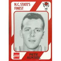 Pete Auksel Basketball Card (N.C. North Carolina State) 1989 Collegiate Collection No.6
