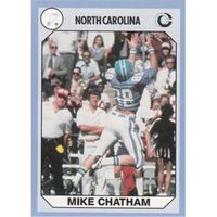 Mike Chatham Football Card (North Carolina) 1990 Collegiate Collection No.56
