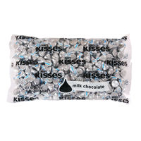 Hershey’s Kisses Candy, Milk Chocolate, Silver Foil, 4.1 Lb.