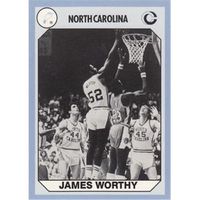 James Worthy Basketball Card (North Carolina) 1990 Collegiate Collection No.104