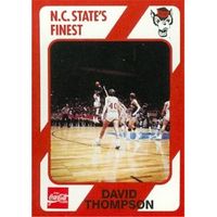 David Thompson Basketball Card (N.C. North Carolina State) 1989 Collegiate Collection No.166