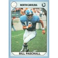 Bill Paschall Football Card (North Carolina) 1990 Collegiate Collection No.40