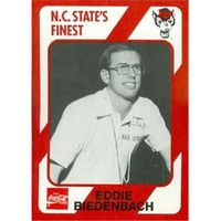 Eddie Biedenbach Basketball Card (N.C. North Carolina State) 1989 Collegiate Collection No.23