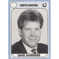 Dave Hanners Basketball Card (North Carolina) 1990 Collegiate Collection No.120