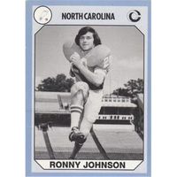 Ronny Johnson Football Card (North Carolina) 1990 Collegiate Collection No.131