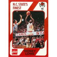 Sidney Lowe Basketball Card (N.C. North Carolina State) 1989 Collegiate Collection No.96