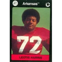 Leotis Harris Football Card (Arkansas) 1991 Collegiate Collection No.84