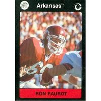 Ron Faurot Football Card (Arkansas) 1991 Collegiate Collection No.29