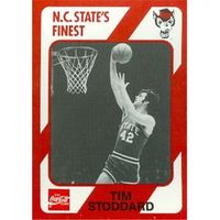 Tim Stoddard Basketball Card (N.C. North Carolina State) 1989 Collegiate Collection No.50