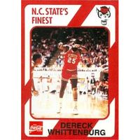 Dereck Whittenburg Basketball Card (N.C. North Carolina State) 1989 Collegiate Collection No.71