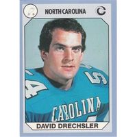David Drechsler Football Card (North Carolina) 1990 Collegiate Collection No.95