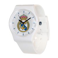 Real Madrid RM38-W Soccer Club Slimline Souvenir Watch, White