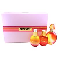 Missoni 3 Pc. Gift Set ( Eau De Toilette Spray 3.4 Oz. + Body Lotion 3.4 Oz + Bath & Shower Gel 3.4 Oz ) for Women by Missoni