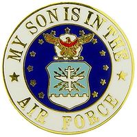 Rush Industries, INC USAF My Son Is In The Air Force Pin
