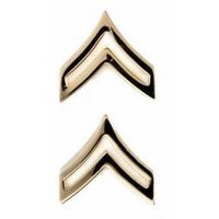US Army Corporal Gold Collar Rank Insignia
