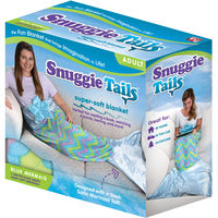 Snuggie Tails Adult Mermaid, Soft Mermaid Tail Blanket