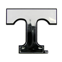 Tennessee Volunteers Silver Auto Emblem Decal Sticker