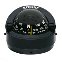 The Amazing Quality Ritchie S-53 Explorer Compass - Surface Mount - Black
