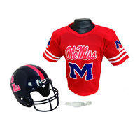 Franklin Sports NCAA Ole Miss Rebels Helmet Jersey Set