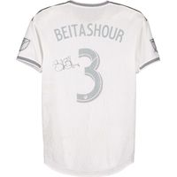 Steven Beitashour LAFC Autographed Match-Used #3 White Jersey from the 2019 MLS Season - Fanatics Authentic Certified