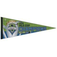 Seattle Sounders FC WinCraft 2019 MLS Cup Champions Official Celebration 12'' x 30'' Pennant