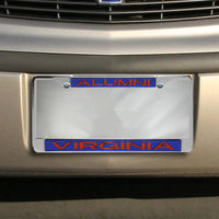 Virginia Cavaliers Alumni Chrome License Plate Frame