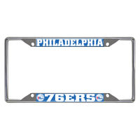 NBA Philadelphia 76ers License Plate Frame 6.25