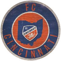 FC Cincinnati 12'' Circle State Sign