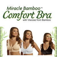 Miracle Bamboo Comfort Bra Deluxe - 2XL (40”–42”)- Set of 3